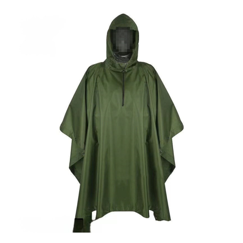 GREEN PONCHO