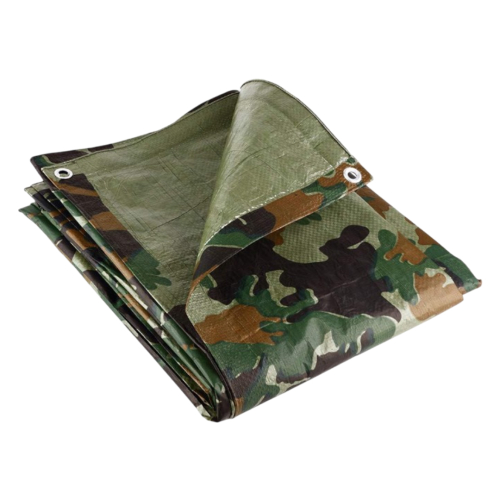 3.6M X 2.7M CAMO TARPAULIN LIGHT WEIGHT 80GSM