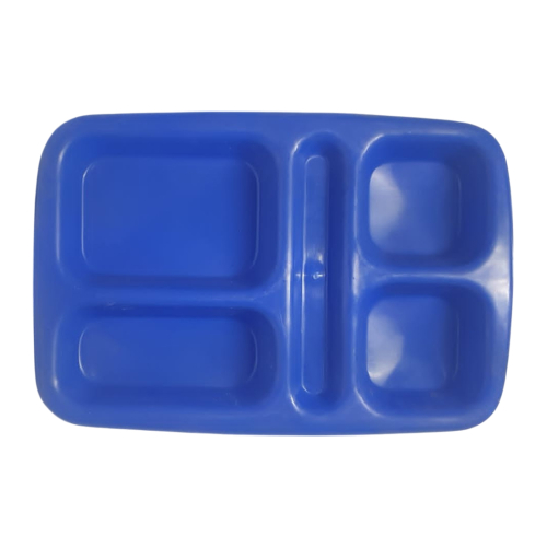 BLUE PLASTIC MESS TRAY