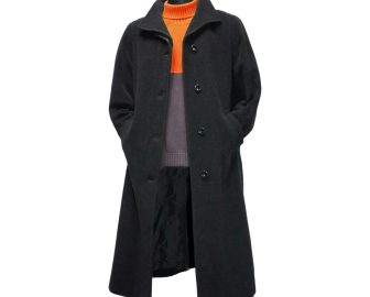 ARMY WOOL TRENCH COAT