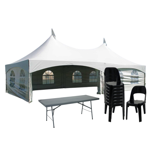 6M X 10M PYRAMID TENT COMBO