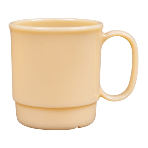 SA ARMY (SANDF) PLASTIC YELLOW COFFEE MUG