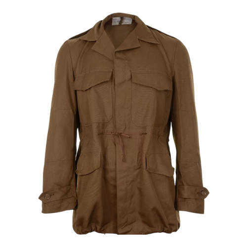 BUSH JACKET SOUTH AFRICAN NUTRIA BROWN MILITARY COMBAT