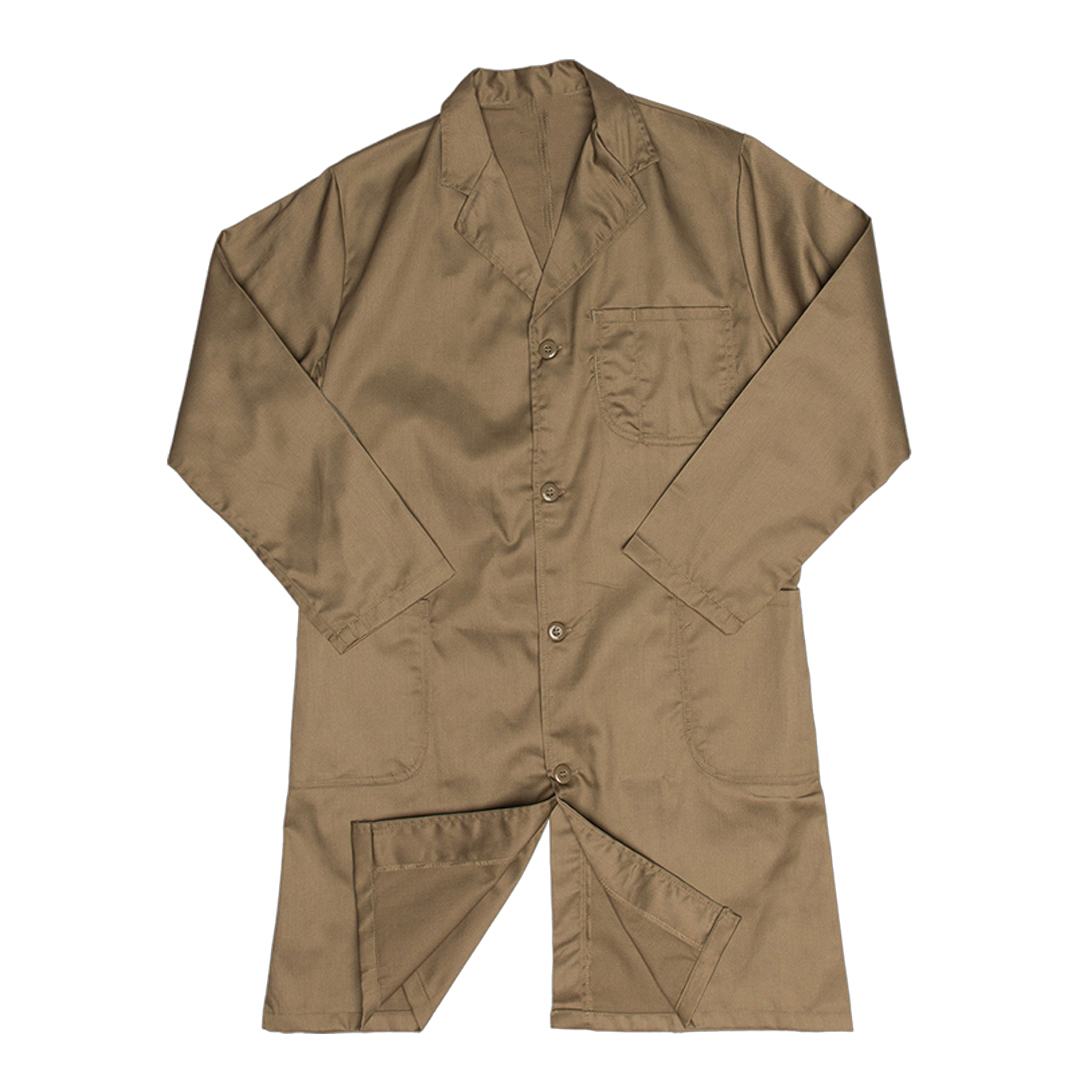 1 PIECE POLY COTTON DUST COAT KHAKI