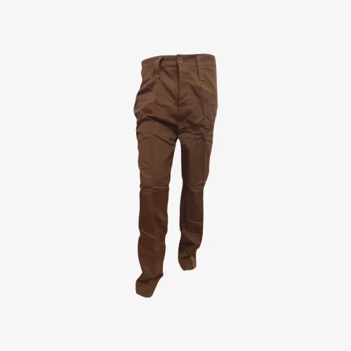 NUTRIA COMBAT TROUSERS WITHOUT SIDE POCKETS