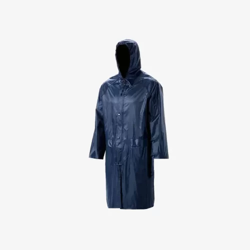 RUBBERIZED RAINCOAT BLUE