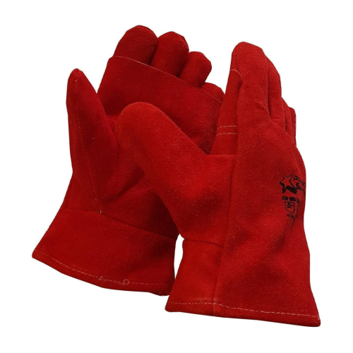 RED HEAT RESISTANT WELDING 2.5" WRIST GLOVES