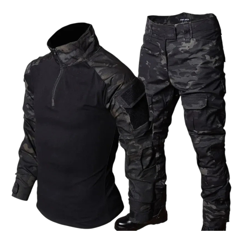 DIGITAL CAMO SUIT BLACK/ GREY