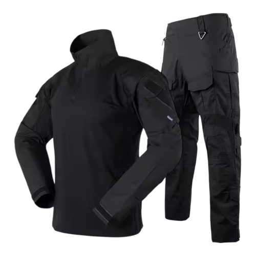 DIGITAL PLAIN BLACK FROG SUIT