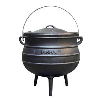 MINHAJ SIZE 20 CAST IRON POTJIE POT