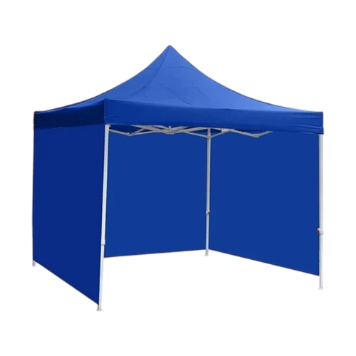 3M X 3M FOLD-UP GAZEBO WITH SIDE COVER BLUE