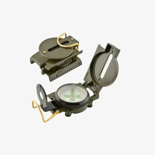 LENSATIC COMPASS WITH METAL CASE GREEN