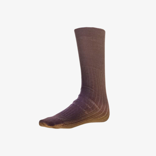 HEEL LESS SOCKS BROWN