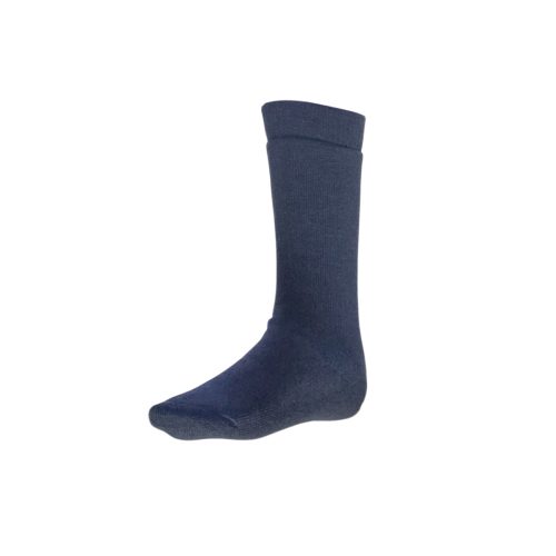 CAPE MOHAIR WOOL BOOT SOCKS NAVY BLUE
