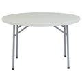 1.8M PLASTIC ROUND TABLE FOLD IN HALF