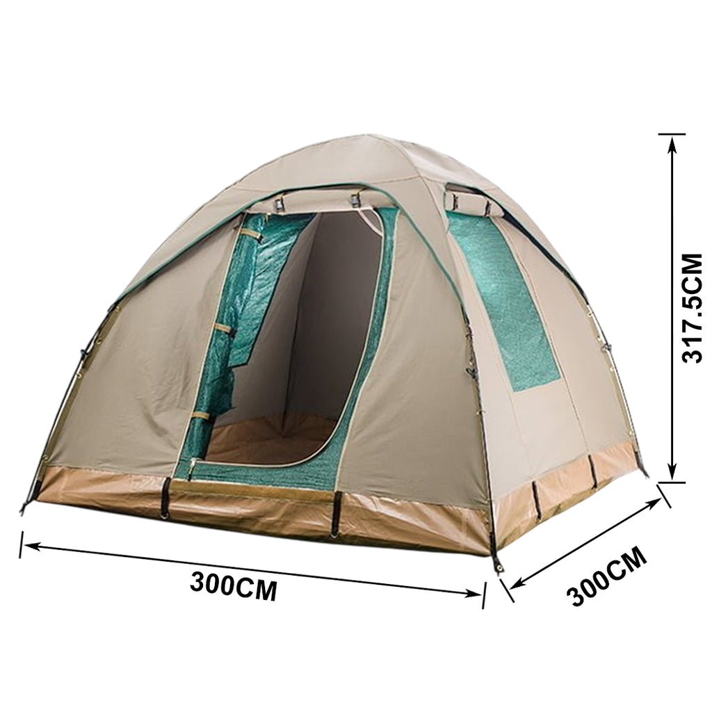 3M X 3M CANVAS BOW TENT
