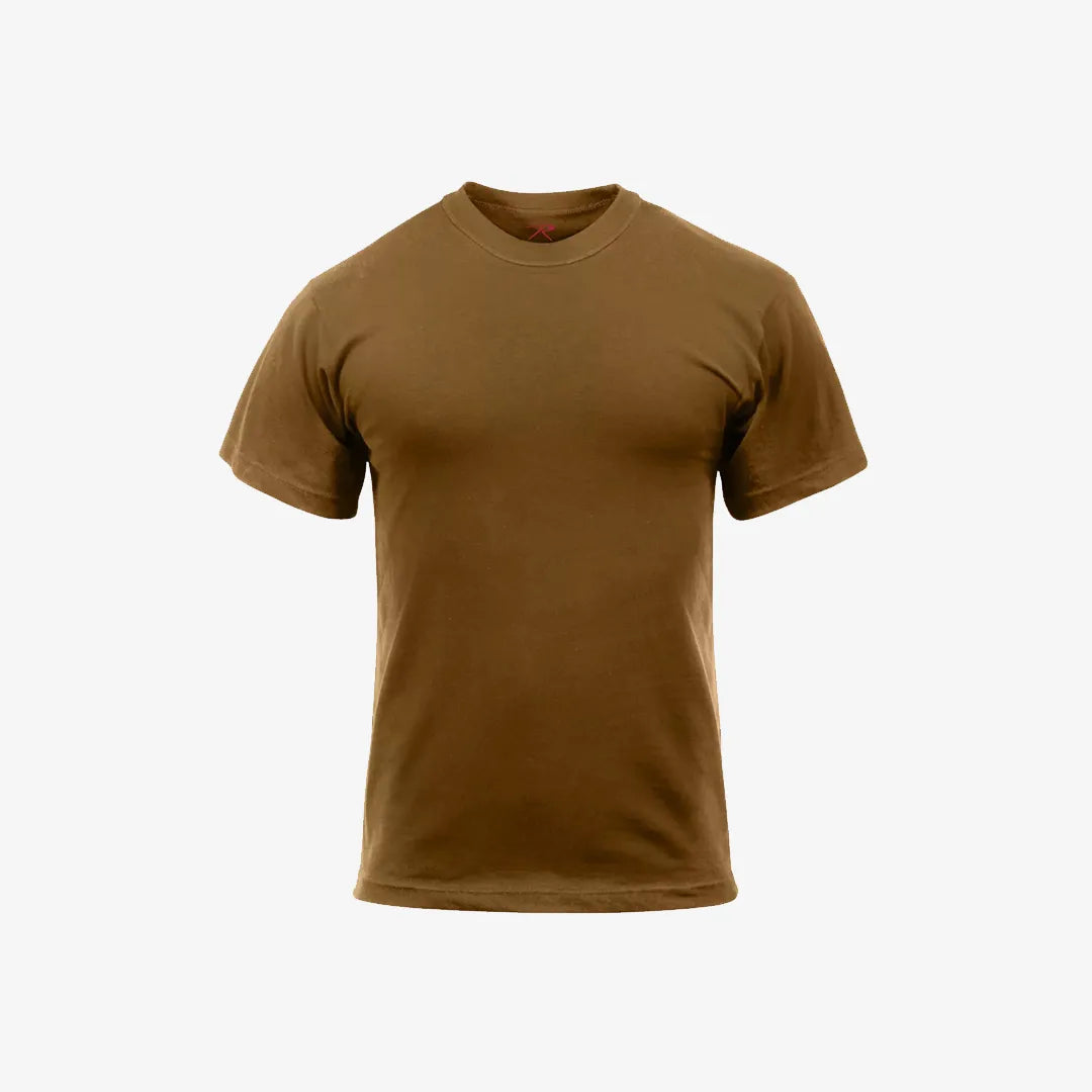 PLAIN BROWN T-SHIRT