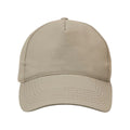 BEIGE 5-PANEL CAP