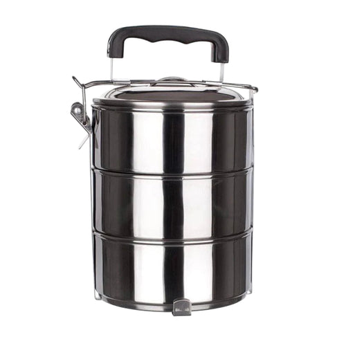 3 CONTAINER LUNCH BOX SET STAINLESS STEEL