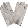 CHROME LEATHER WRIST SAFETY GLOVE