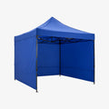3M X 3M FOLD-UP GAZEBO WITH SIDE COVER BLUE