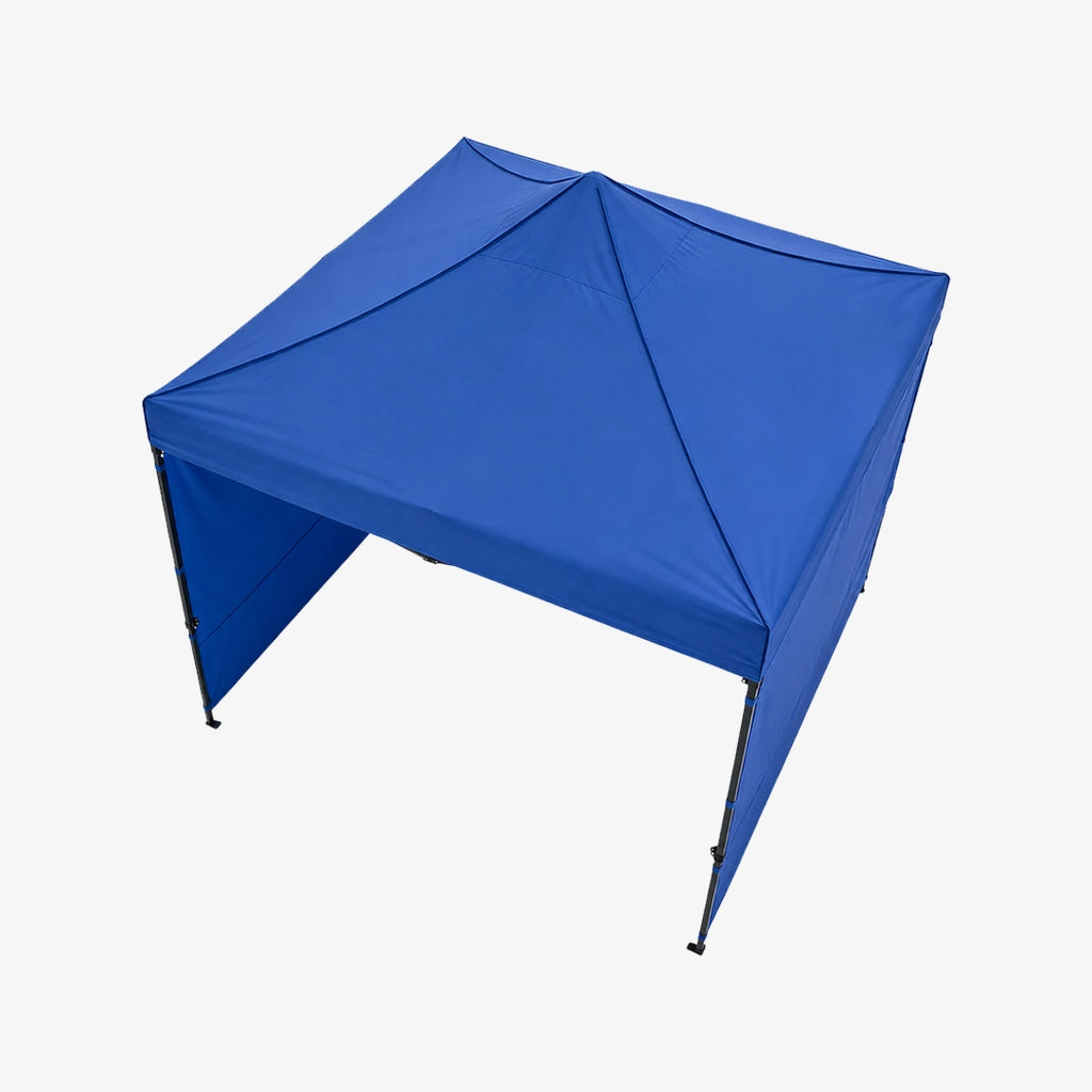 3M X 3M FOLD-UP GAZEBO WITH SIDE COVER BLUE
