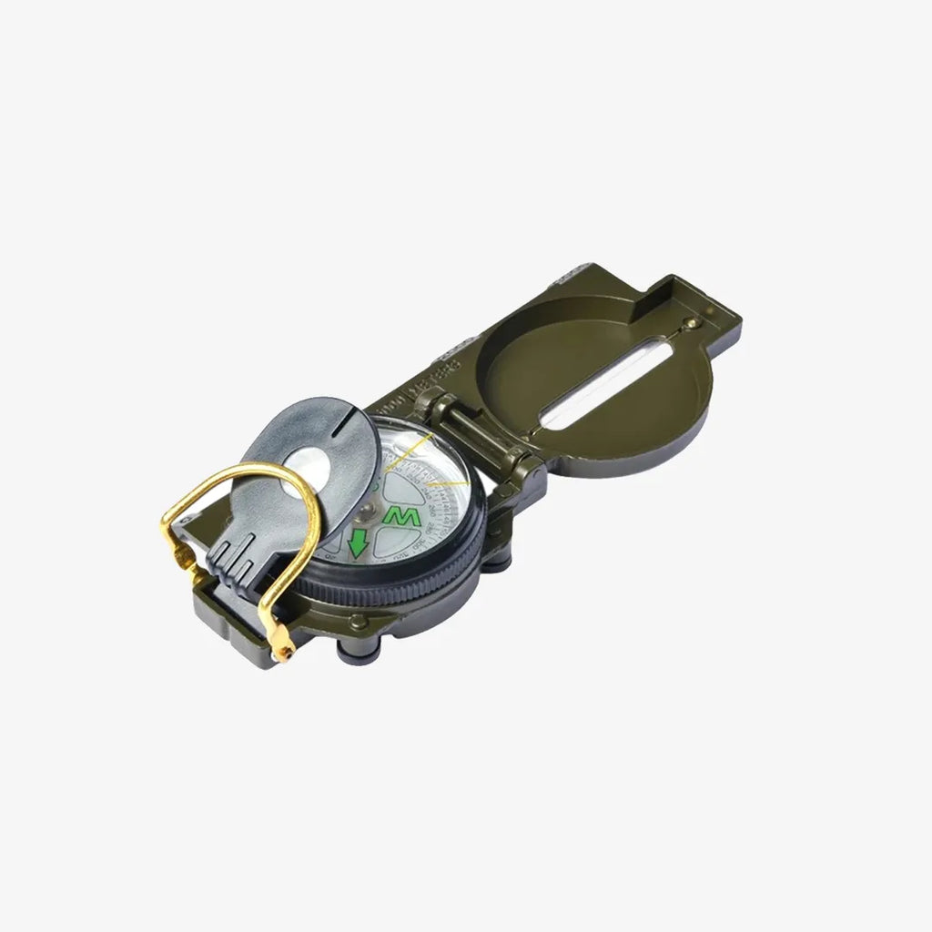 LENSATIC COMPASS WITH METAL CASE GREEN