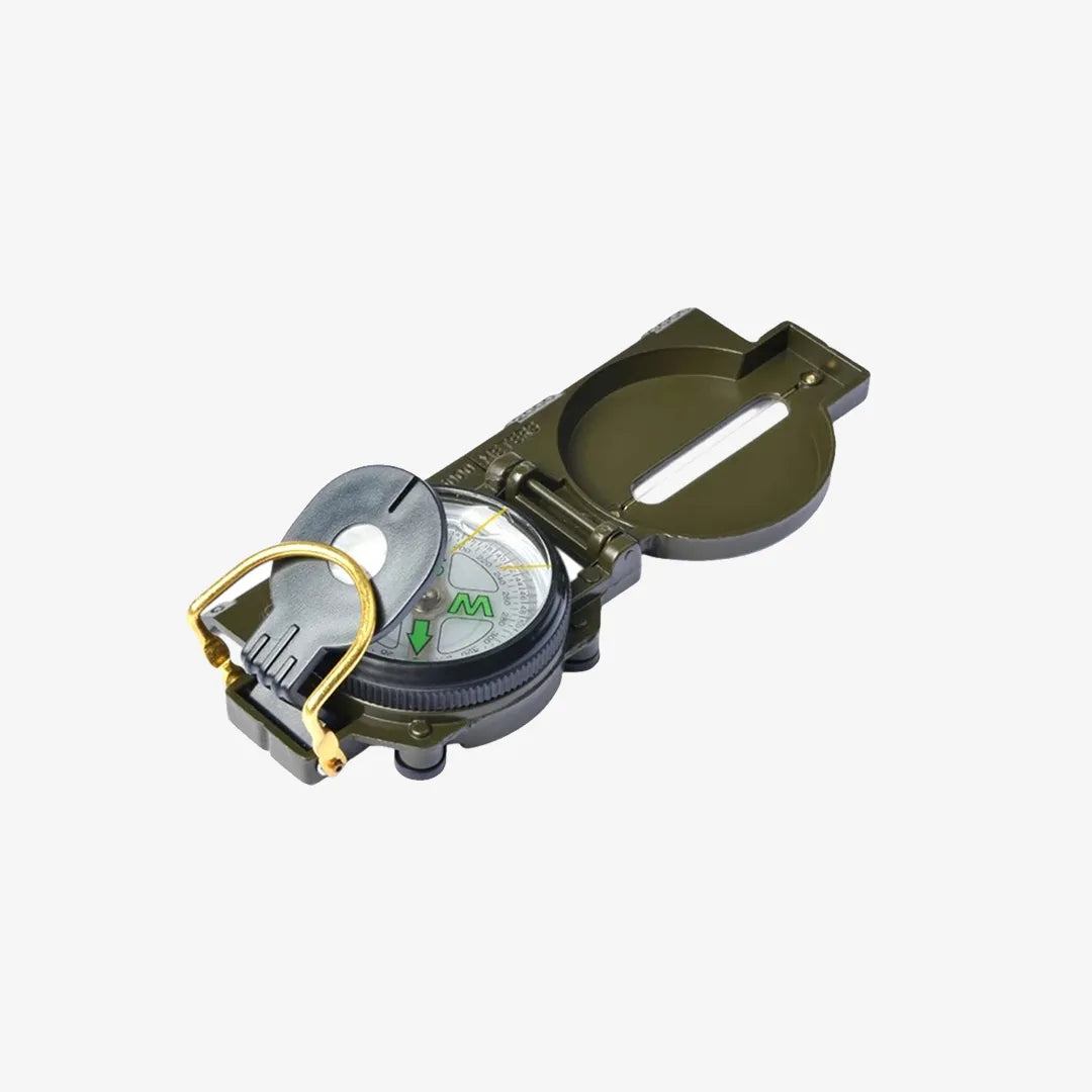 LENSATIC COMPASS WITH METAL CASE GREEN