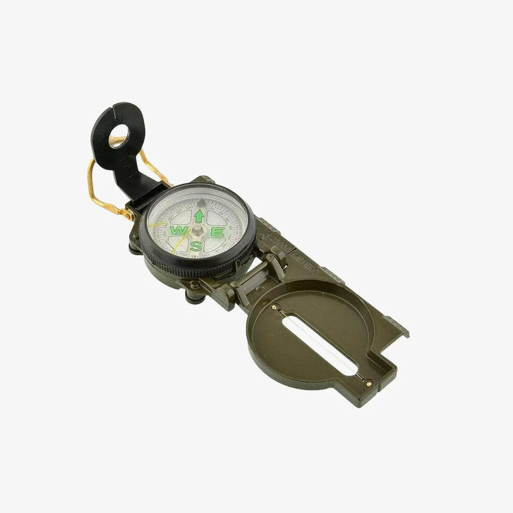 LENSATIC COMPASS WITH METAL CASE GREEN