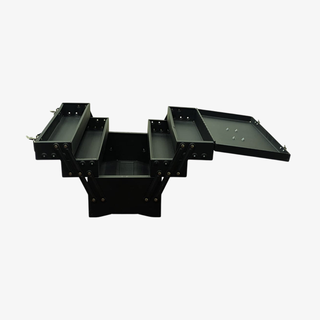 METAL 3 LAYER TOOL BOX BLACK