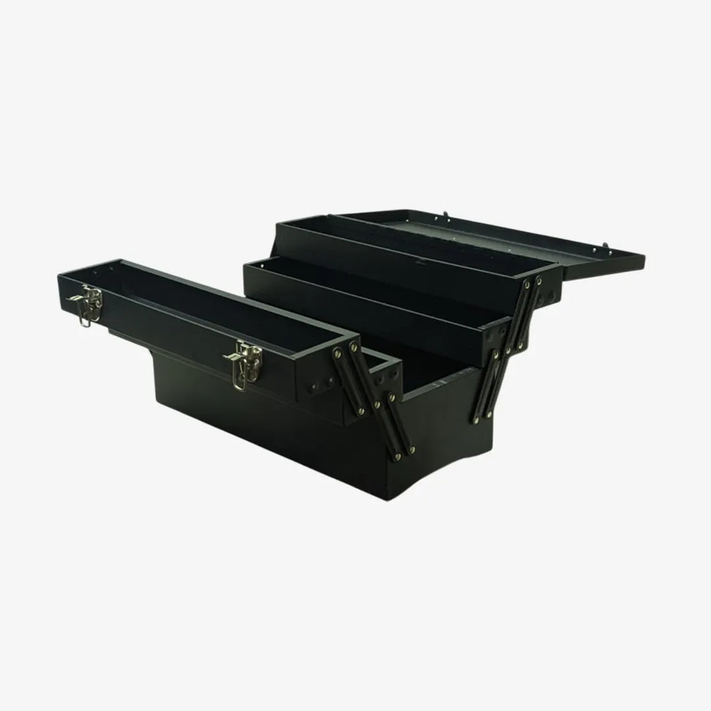 METAL 3 LAYER TOOL BOX BLACK