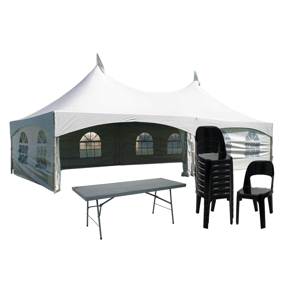 6M X 12M PYRAMID TENT COMBO