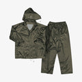 RUBBERISED RAIN SUIT GREEN