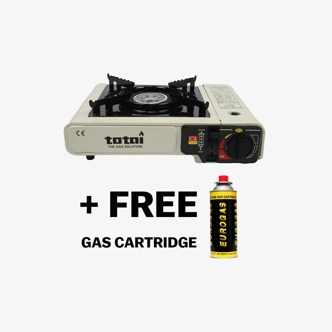 TOTAI PORTABLE GAS STOVE + GAS CARTRIDGE