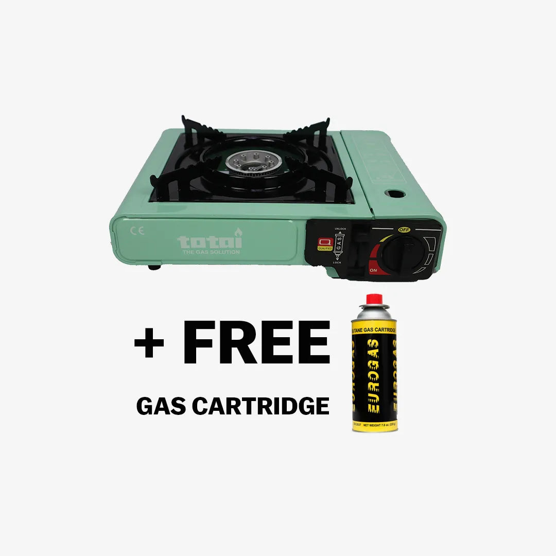 TOTAI PORTABLE GAS STOVE + GAS CARTRIDGE