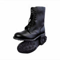 PARABELLUM LEATHER ARMY BOOTS BLACK