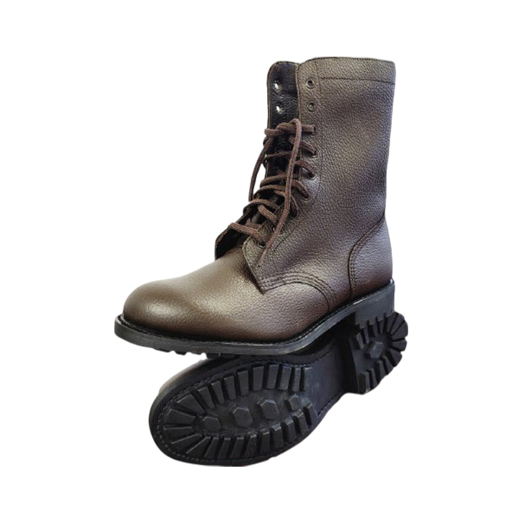 PARABELLUM LEATHER ARMY BOOTS BROWN