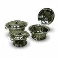 AZENTO STAINLESS STEEL 3PCE POT SET