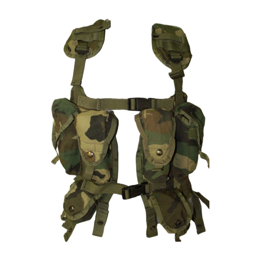 USED TACTICAL BATTLE JACKET CAMO WOODLAND