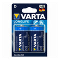 VARTA LONG LIFE D ALKALINE BATTERIES 2 PACK