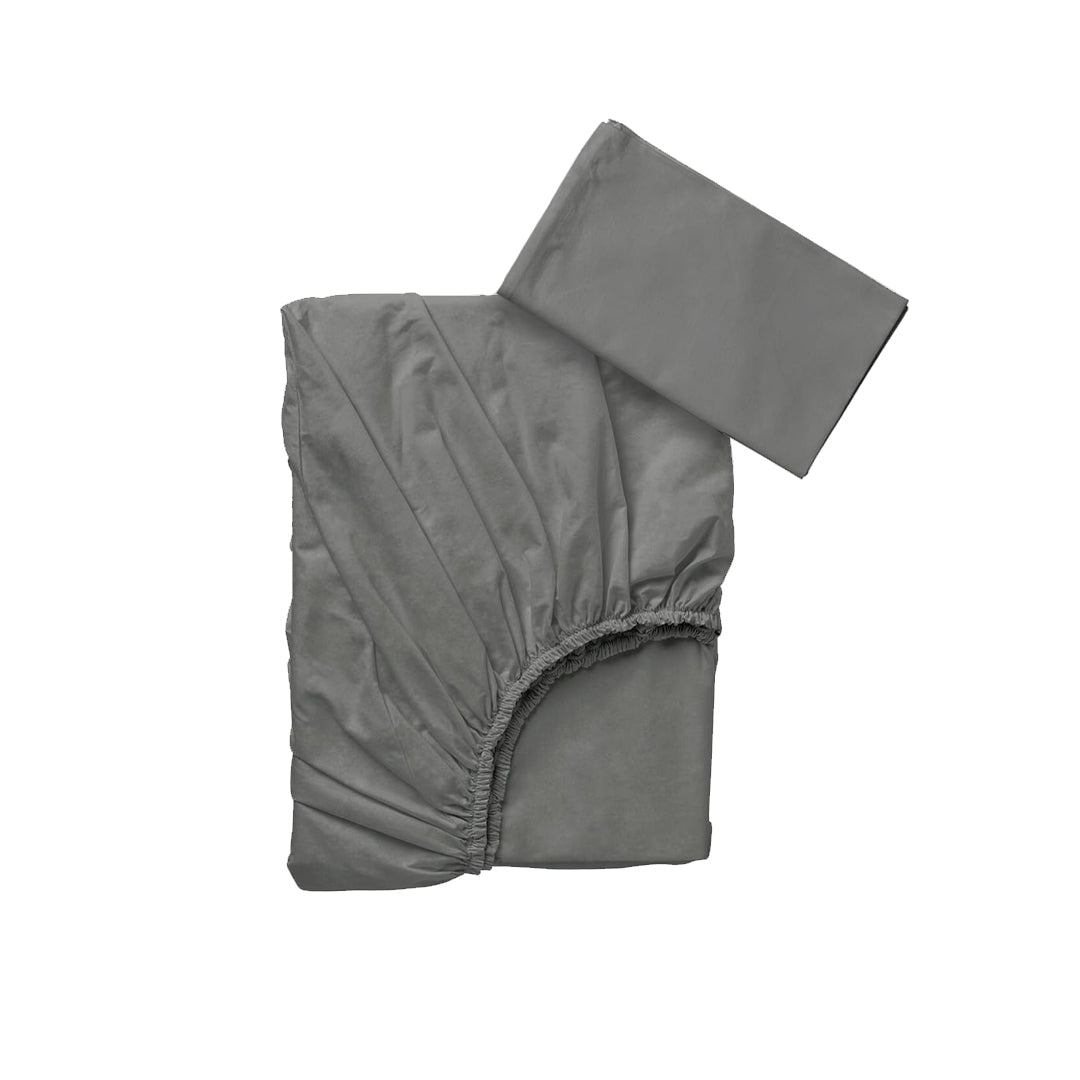 LINEN MATTRESS COVER AND PILLOW CASE SINGLE