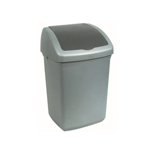 32LTR BIN FLAP TOP GREY