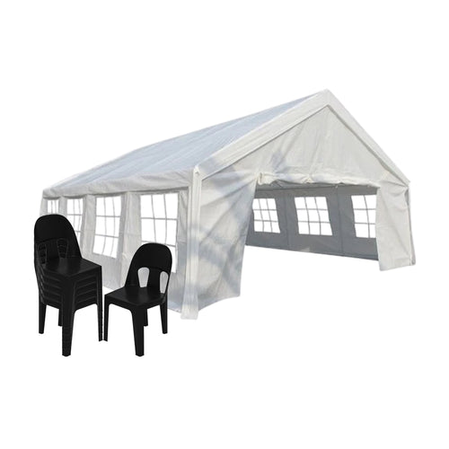 5M X 10M BUDGET FRAME TENT COMBO