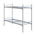 DOUBLE STEEL BUNKER BED