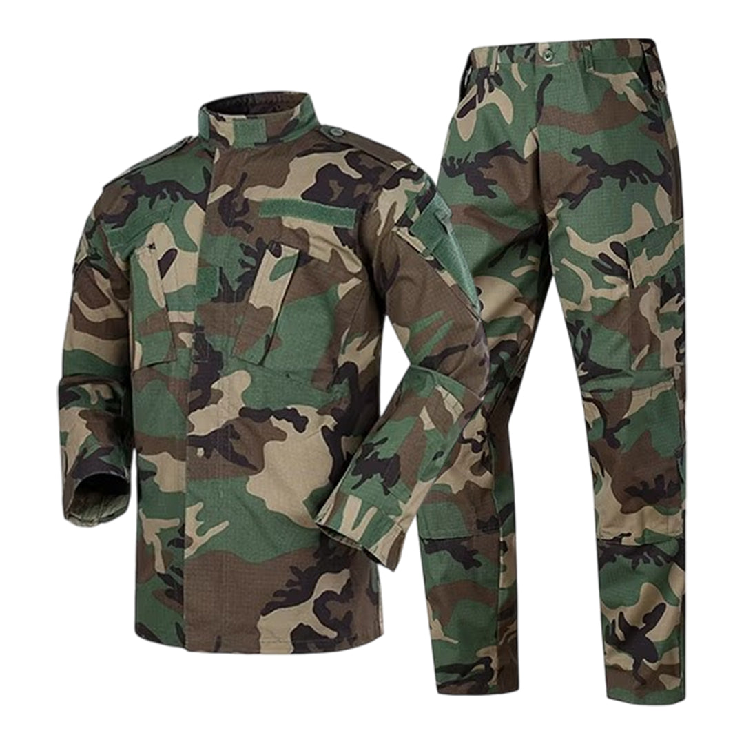 WOODLANDS CAMO TROUSER AND SHIRT SUIT
