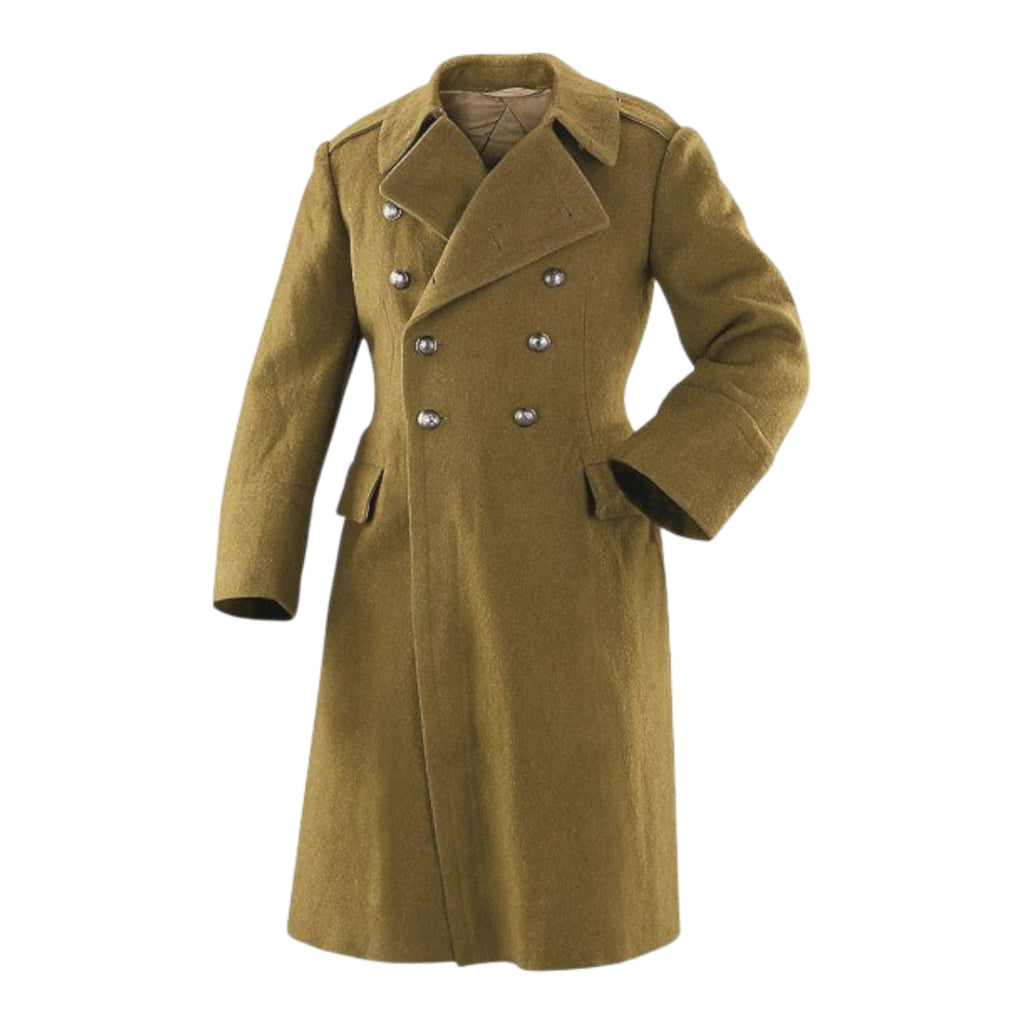 ARMY TRENCH COAT - GREEN
