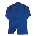 1 PIECE POLY COTTON DUST COAT ROYAL BLUE