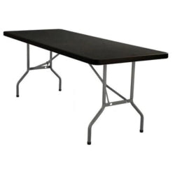 1.8M BLACK FOLDING TABLE