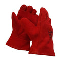 RED HEAT RESISTANT WELDING 2.5" WRIST GLOVES