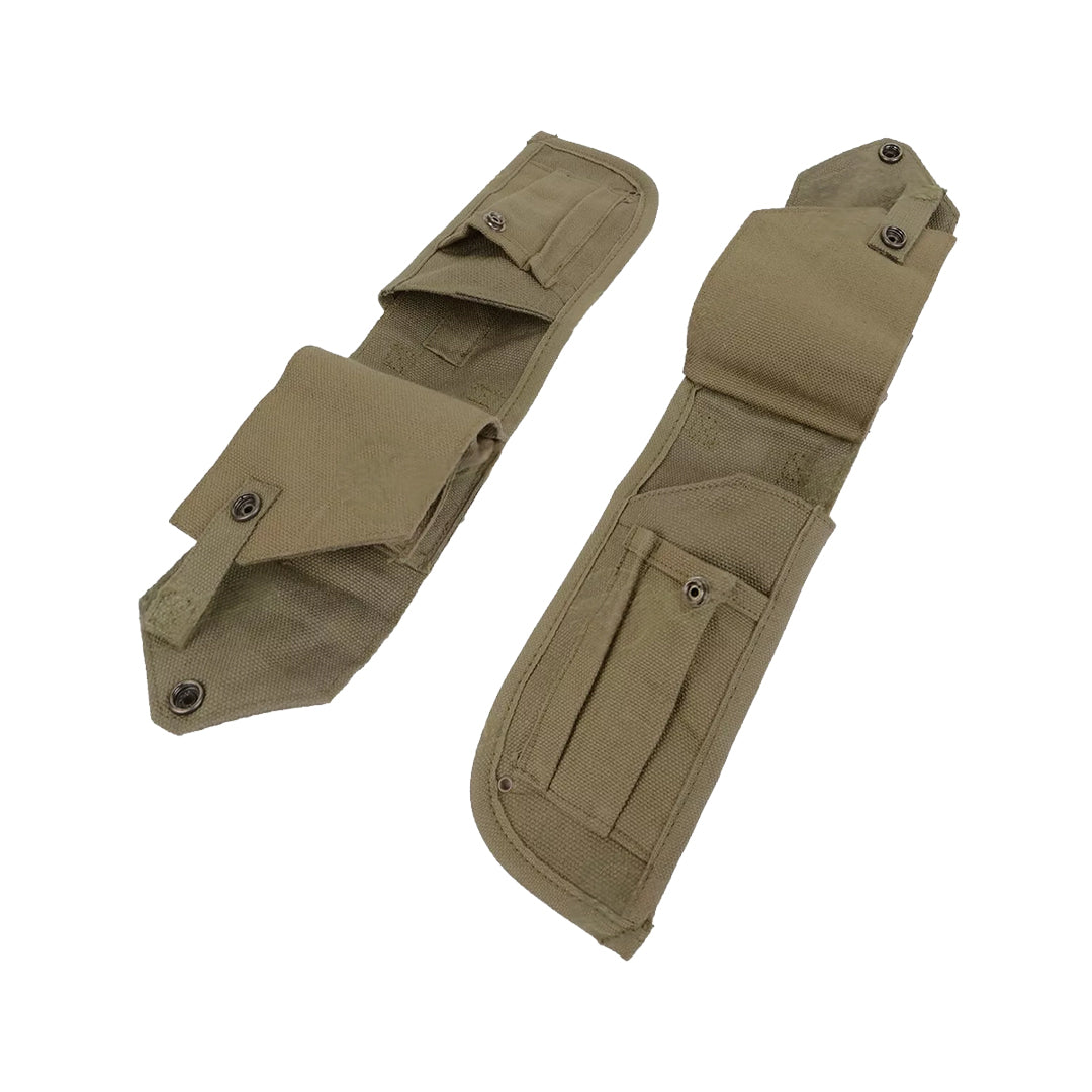 SADF CANVAS HOLSTER WITH MAGAZINE POUCH + HANDCUFF POUCH